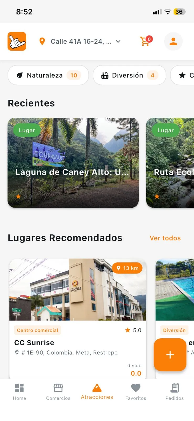 Explorar destinos locales